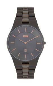 Storm Mens Slim -X XL Watch with Black Bracelet and Grey Dial 47159/TN