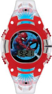 Disney Marvel Spiderman Boys Digital Watch with Silicone Strap SMH4000