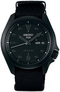 Seiko 5 Sports Mens Automatic Watch with Nylon Strap SRPE69K1