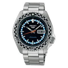 Seiko 5 Sports Mens Checker Flag Special Edition Automatic Watch  SRPK67K1