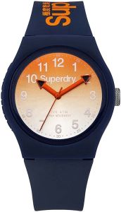 Superdry Men's Watch with Blue Silicone Strap SYG198UO **REFURBISHED**