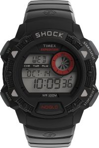 Timex Expedition Men's Digital Watch with Black Resin Strap T49977
