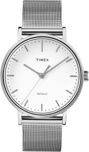 Timex Womens Analogue Classic Quartz Watch with Stainless Steel Strap TW2R26600