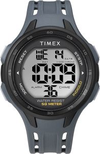 Timex Men's Digital Chrono Watch with Blue Resin Strap TW5M41500
