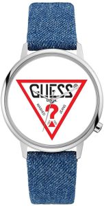 Guess Hollywood Ladies Watch with Blue Denim Strap V1001M1**Refurbished**