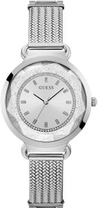 Guess Ladies Tessa Watch with Silver Dial and Silver Bracelet W1207L1