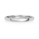 18ct White Gold 2mm Court Wedding Band WQ111WH