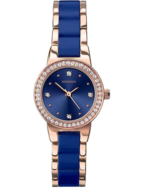 sekonda blue dial