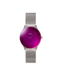 Ladies Storm Mini Terelo Watch with Purple Dial and Silver Strap 47452/LP