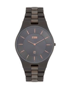Storm Mens Slim -X XL Watch with Black Bracelet and Grey Dial 47159/TN